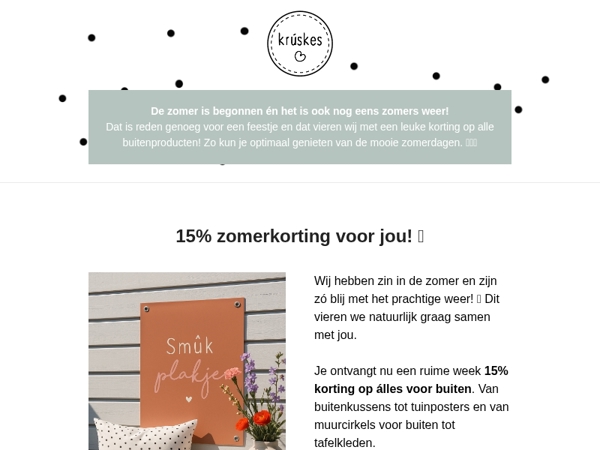 🍋 Onze Zomeractie is begonnen!