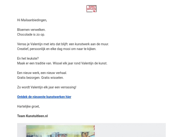 Een Valentijnscadeau dat blijft