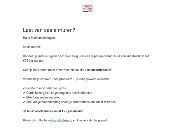  Saaie muren?