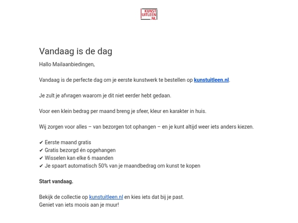 Vandaag is de dag