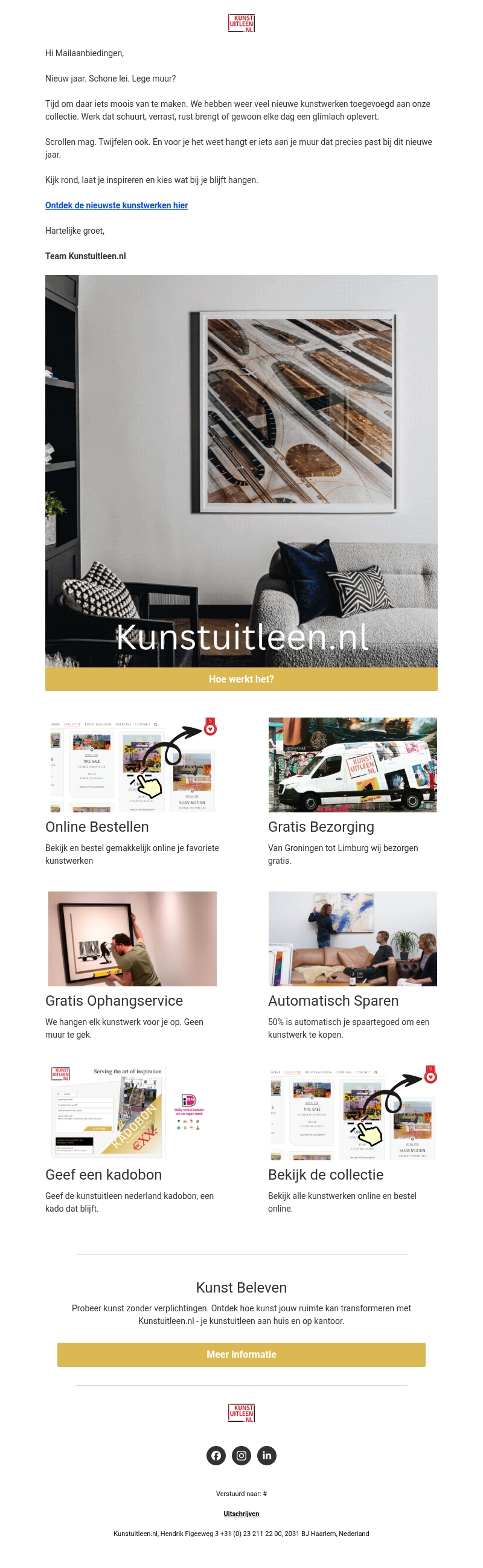Nieuw jaar, nieuwe kunst aan je muur Nieuw jaar, nieuwe kunst aan je muur
