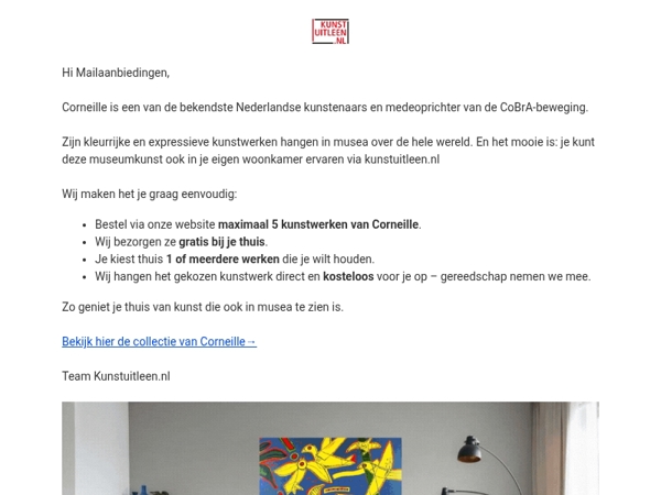 Corneille in huis – museumkunst, zonder gedoe