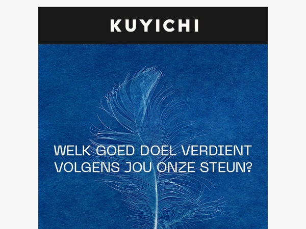 Help ons het goede doel kiezen voor Black Friday!