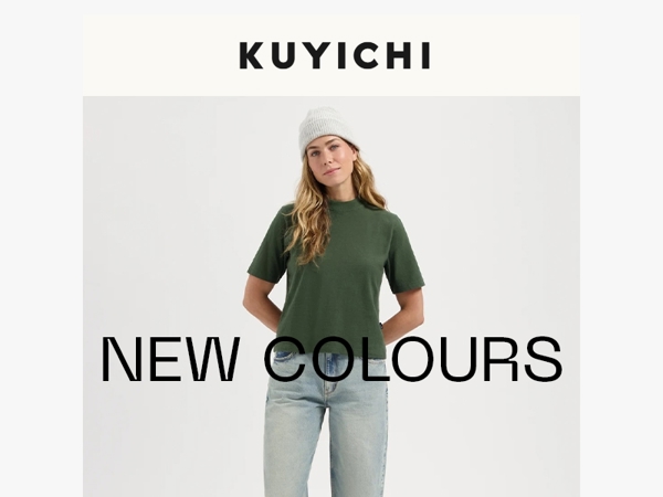 Ontdek de nieuwe kleuren van de Jill Tee