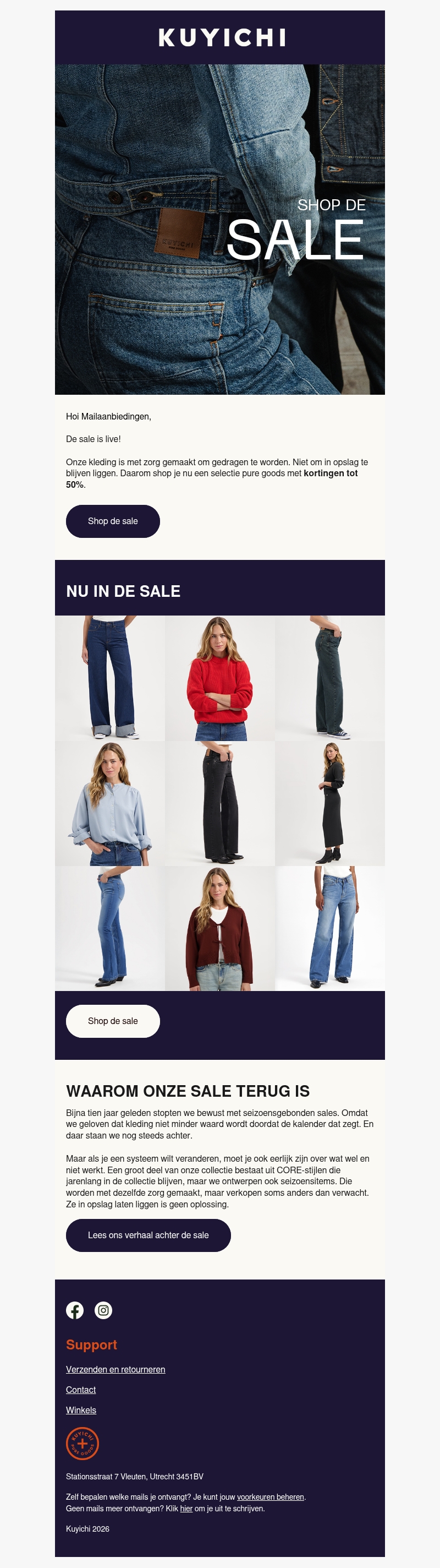 De sale is live! De sale is live!