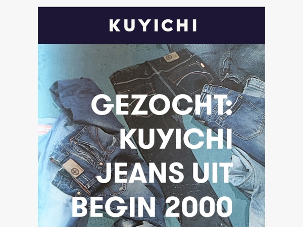 Nog steeds op zoek: iconische Kuyichi jeans