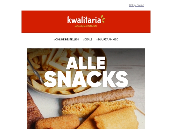 Snacken met euro's korting!
