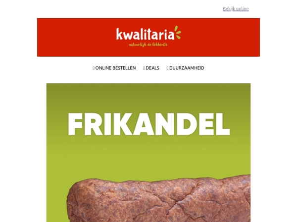 Frikandel voor maar 1 euro!