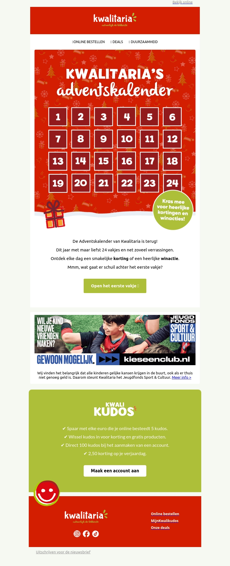 De Adventskalender is terug! π De Adventskalender is terug! π