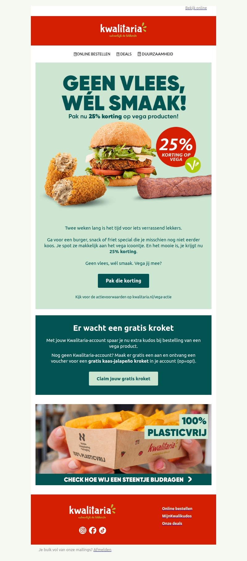 25% korting op verrassend lekker! 25% korting op verrassend lekker!