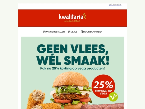 25% korting op verrassend lekker!