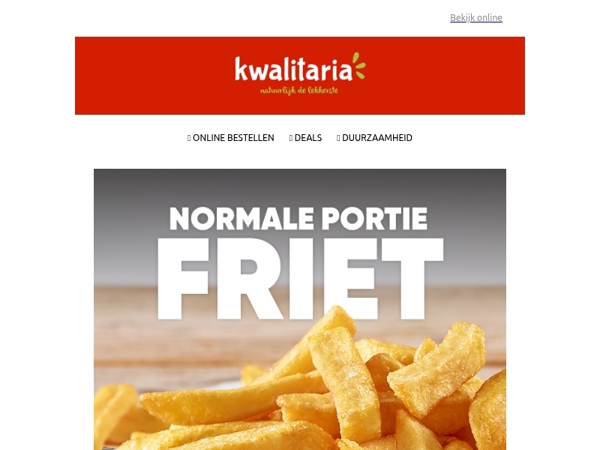 Laatste kans op een gratis frietje! 