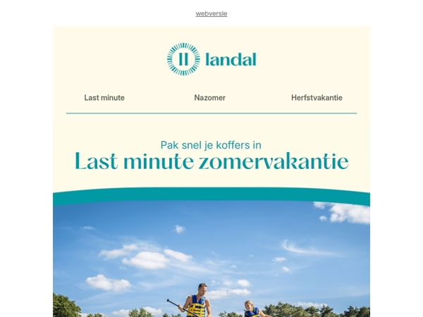 Last minute: Zomervakantie vanaf € 290,-*