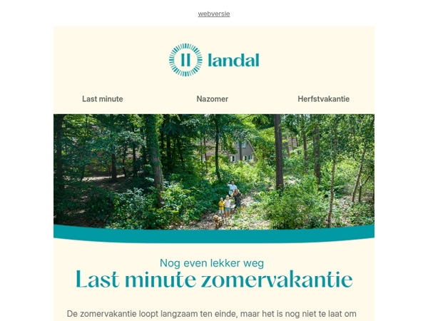 Verleng de zomervakantie