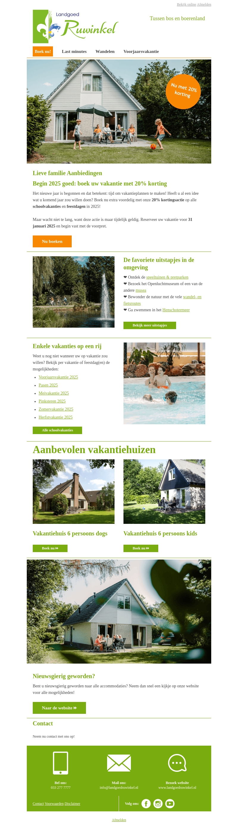 De vroegboekkorting loopt bijna af! De vroegboekkorting loopt bijna af!