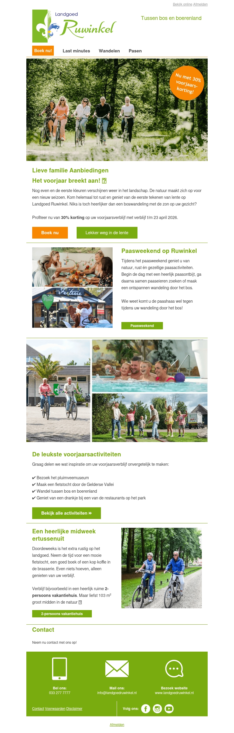 Ga eropuit terwijl de natuur ontwaakt πΏ Ga eropuit terwijl de natuur ontwaakt πΏ