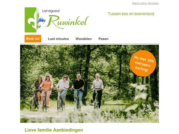 Ga eropuit terwijl de natuur ontwaakt 🌿