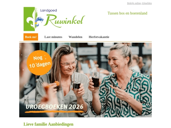 25% korting loopt bijna af! Nog 10 dagen