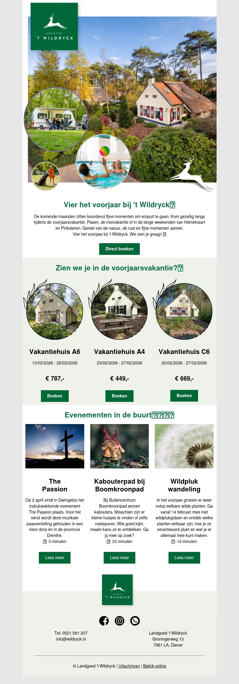 Vier het voorjaar bij 't Wildryck🌺 Vier het voorjaar bij 't Wildryck🌺