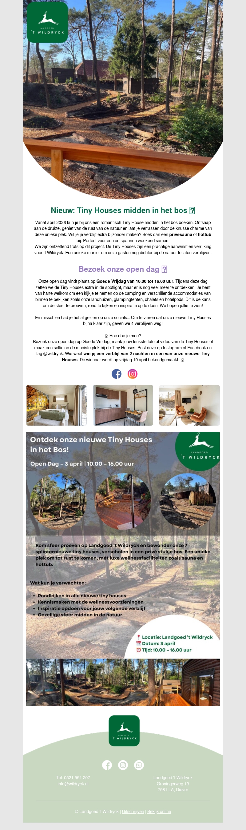 Nieuw: Tiny Houses midden in het bos 🌳 Nieuw: Tiny Houses midden in het bos 🌳