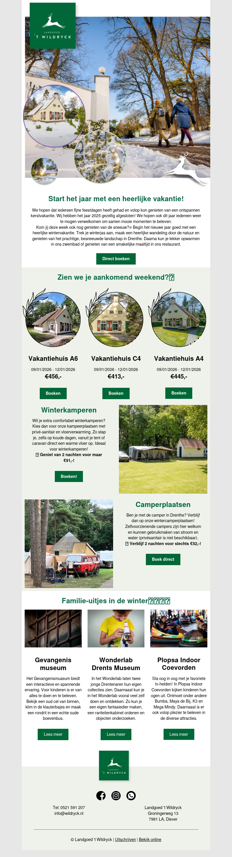 Start het jaar met een heerlijke vakantie❄️ Start het jaar met een heerlijke vakantie❄️