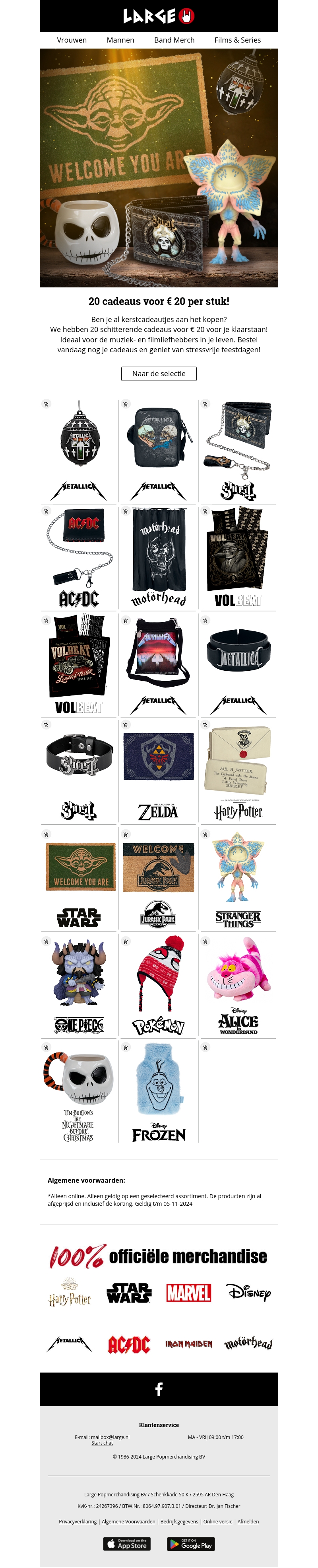 π 20 cadeau-ideeΓ«n voor β¬ 20 per stuk! π 20 cadeau-ideeΓ«n voor β¬ 20 per stuk!