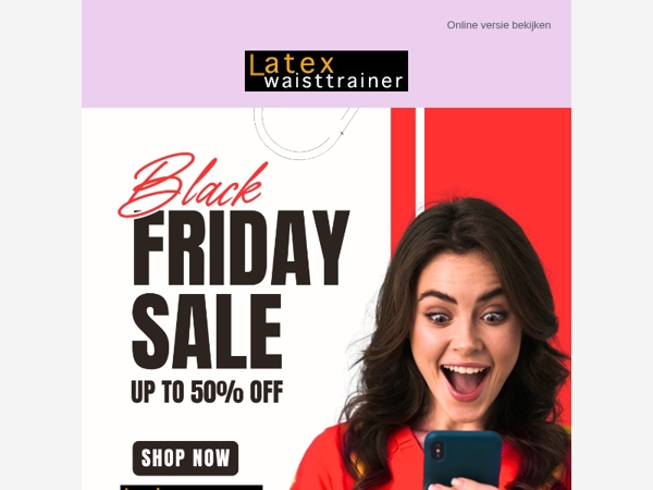 Black Friday begint nu!