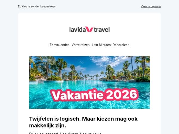 Welke vakantie past bij jou? 💛