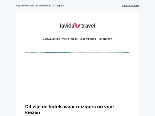 Dit zijn de meest geboekte hotels van januari ☀️