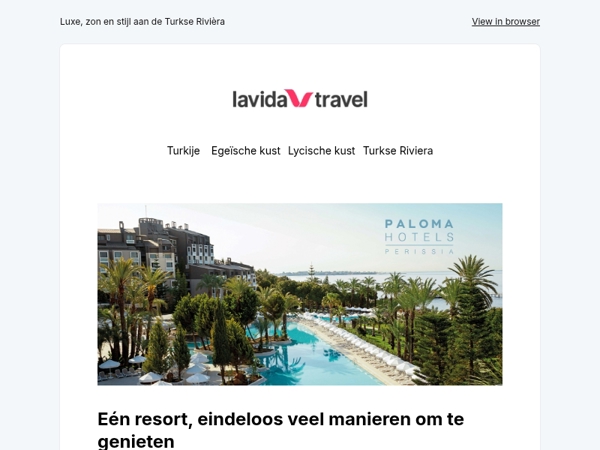 🌴 Welk vakantietype ben jij? Ontdek Paloma Perissia in Side