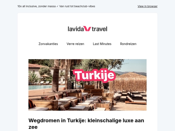 Wegdromen in Turkije: kleinschalige luxe aan zee 🌊