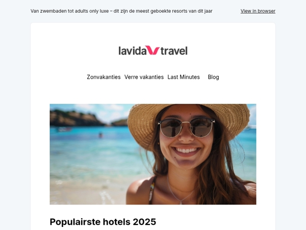 ✨ De populairste hotels van 2025 (tot nu toe)