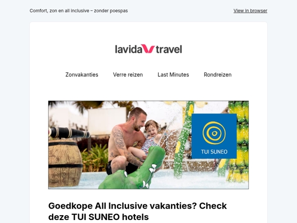 Betaalbaar én relaxed: 5x TUI SUNEO 🌞