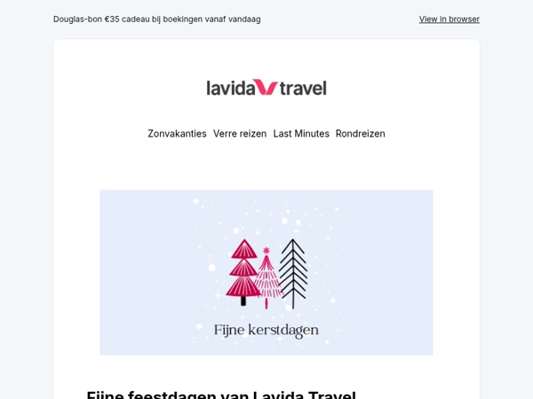 🎁 Maak kerst extra leuk: vakantie + cadeautje