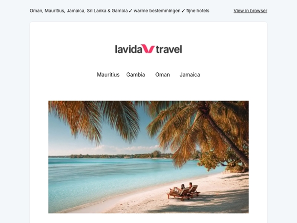 Even weg uit de kou? Hier is het warm in december ☀️