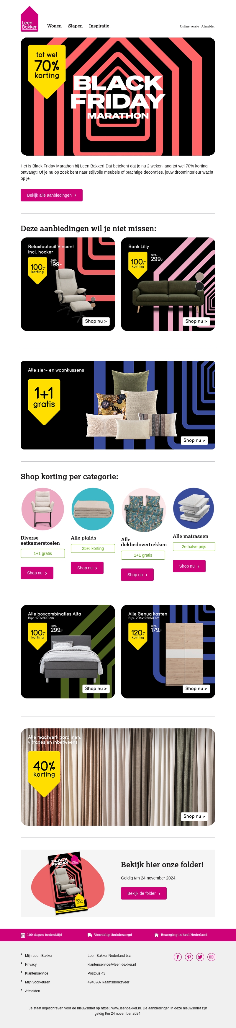 π₯ Tot 70% korting tijdens Black Friday Marathon π₯ π₯ Tot 70% korting tijdens Black Friday Marathon π₯