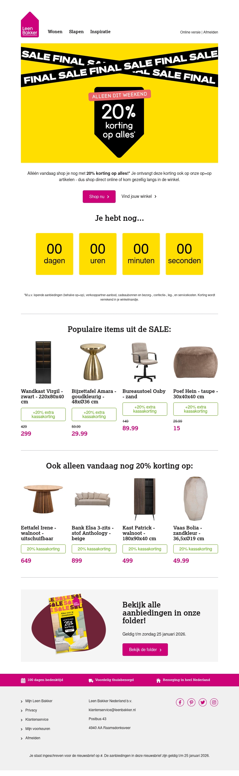 FINAL SALE: dit is je allerlaatste kans... ⏰ FINAL SALE: dit is je allerlaatste kans... ⏰