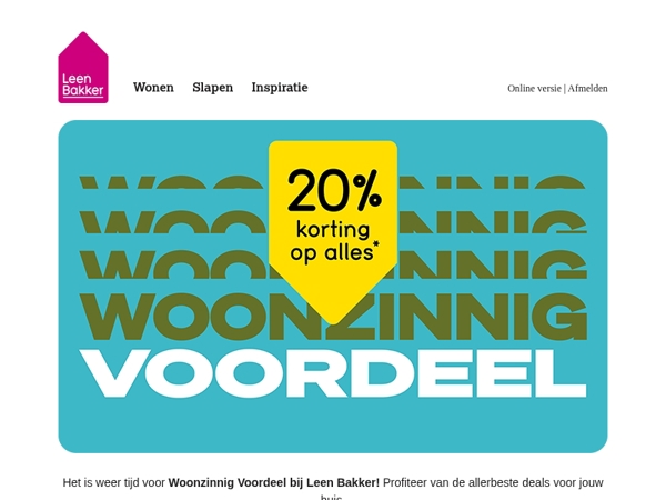 🤑 20% korting op ALLES!*