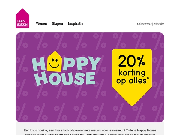 🤑 20% korting op alles!* 
