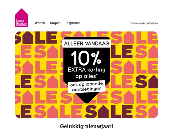 🎁 Vandaag: 10% EXTRA korting op alles