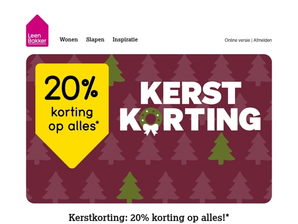 🎄 Kerstkorting: 20% op alles!*