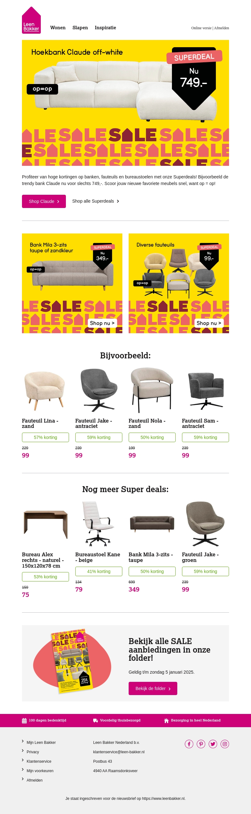 Ontdek nu onze SUPER deals 🤩 Ontdek nu onze SUPER deals 🤩