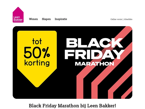💥 Tot 50% korting tijdens Black Friday Marathon 💥