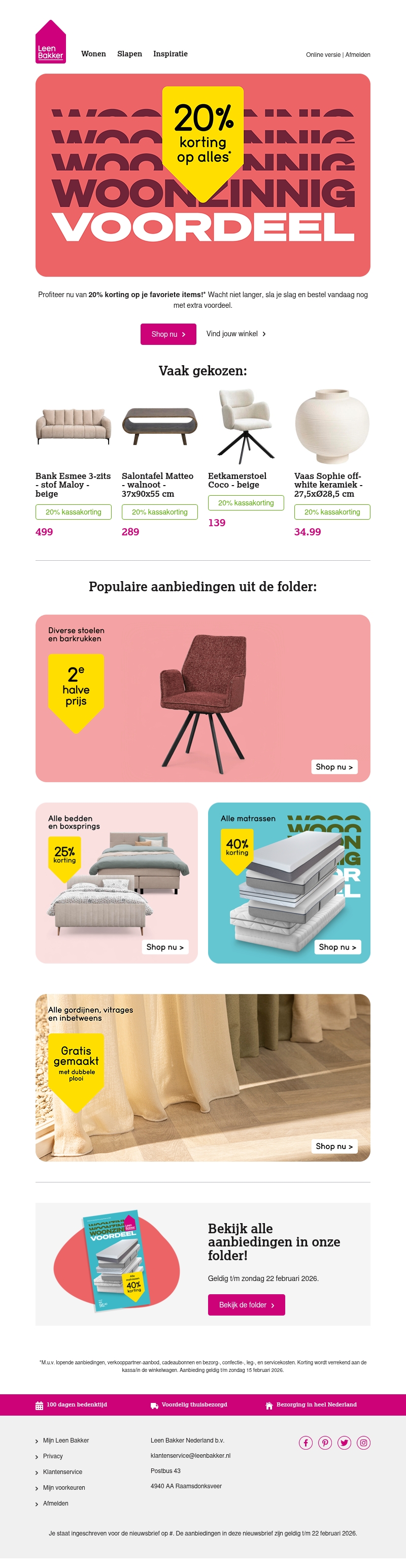🤑 20% korting op alles!* 🤑 20% korting op alles!*