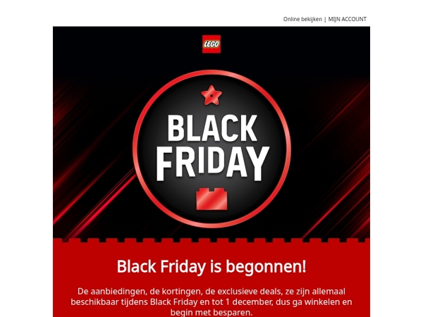 Een exclusieve Black Friday-aanbieding uit de ruimte