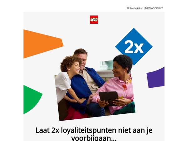 ​LEGO® fan, laatste kans op dubbele punten