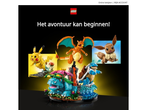 LEGO® Pokémon™ is er!