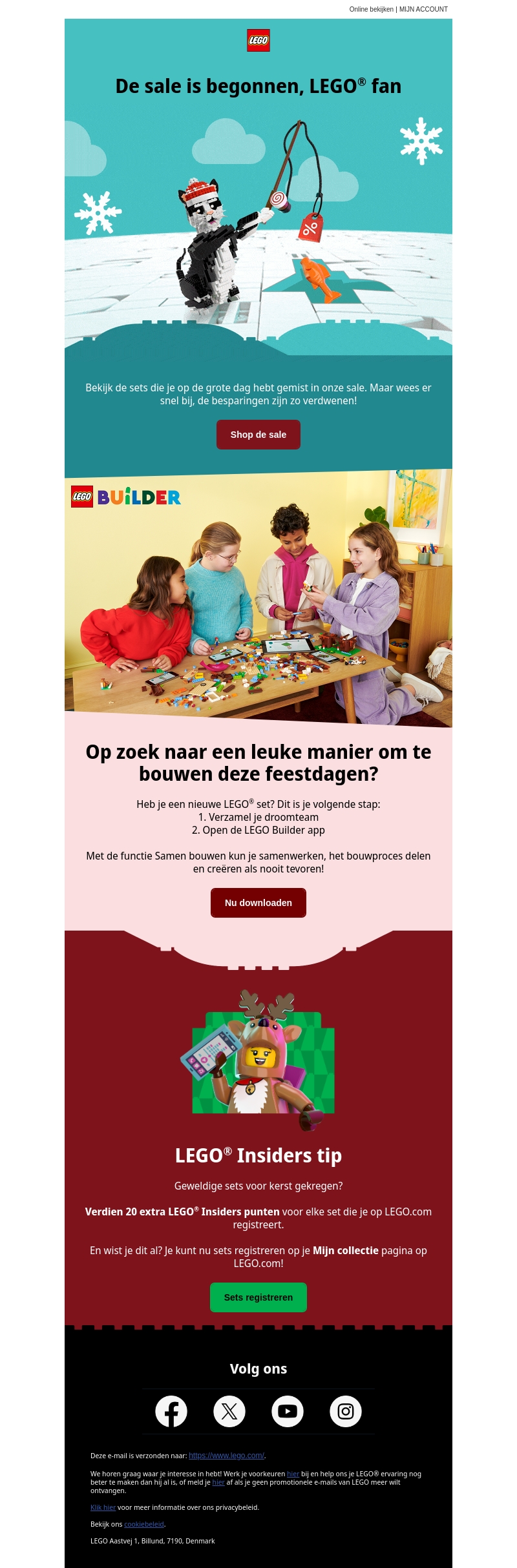 Onze sale is begonnen, LEGO® fan Onze sale is begonnen, LEGO® fan