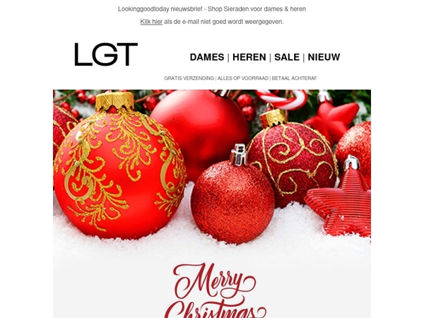 Bestel je Kerst cadeautje online - Sieraden & Accessoires