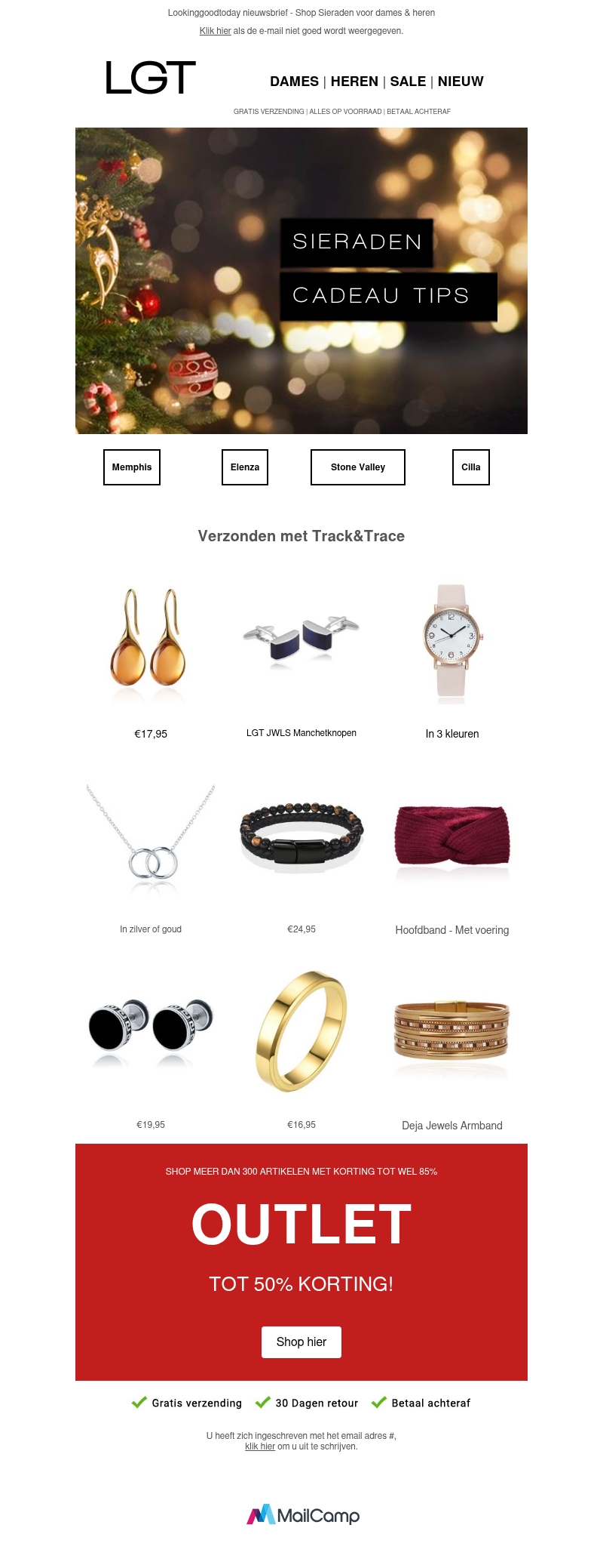 Sieraad cadeau geven? - Ontvang nog voor de Kerst Sieraad cadeau geven? - Ontvang nog voor de Kerst